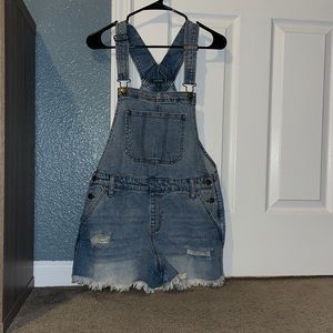 Women’s Jean overall shorts